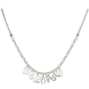 ANNA SHEFFIELD 925 Sterling silver dangle CHARM BELOVED NECKLACE NWT